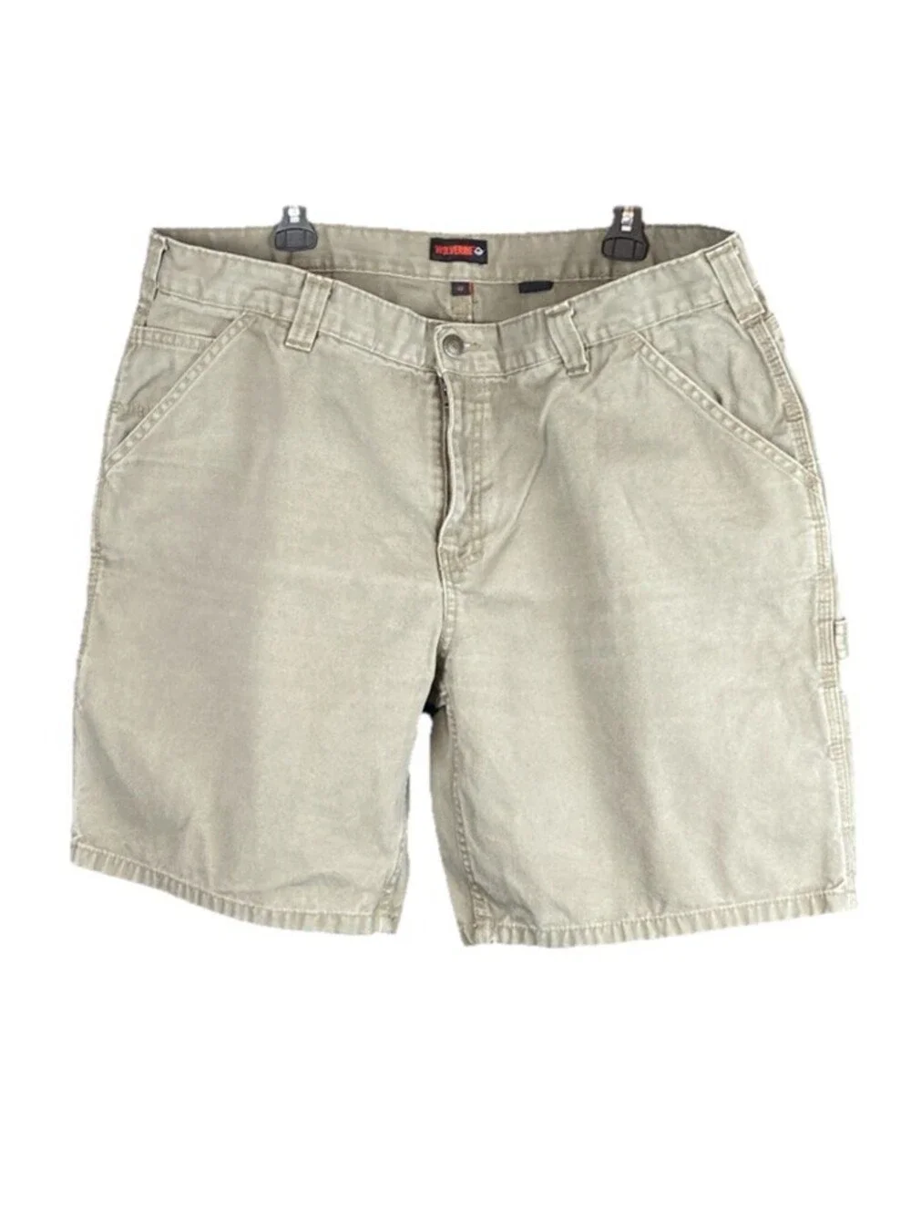 Wolverine Cargo Carpenter Work Shorts Mens Sz 40 Heavy Duty Duck Canvas